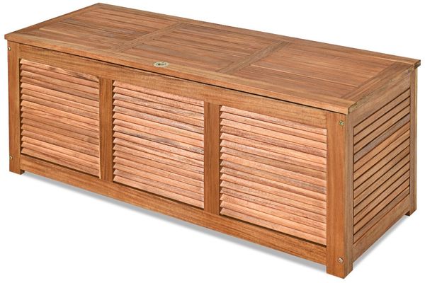 Gartenbox Aufbewahrungsbox für Garten und Hinterhof Akazienholz 120x45x45cm