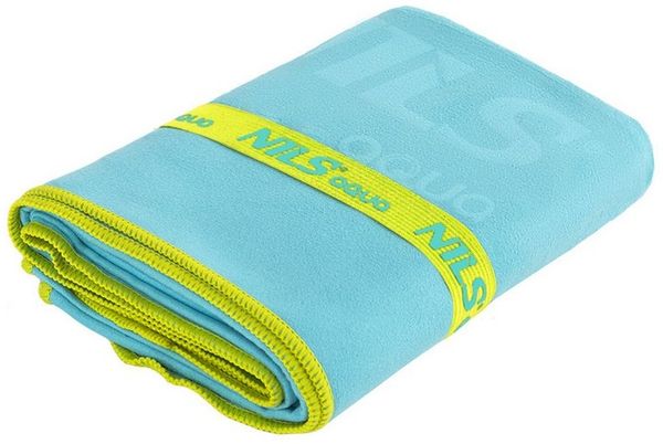 NILS AQUA Sporthandtuch Schnelltrocknendes Handtuch Outdoor Campinghandtuch Mikrofaserhandtuch, 70x140cm, platzsparend, ideal für unterwegs