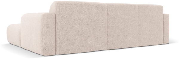Micadoni Ecksofa Molino 4-Sitzer Rechts Chenille Beige Bild 3