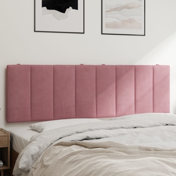 vidaXL Kopfteil-Kissen Rosa 160 cm Samt 374680