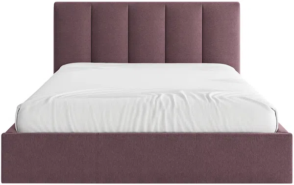 Vente-unique - KILACLO Bett Stoff Rot - B 213 cm x H 106 cm x L 170 cm Bild 5