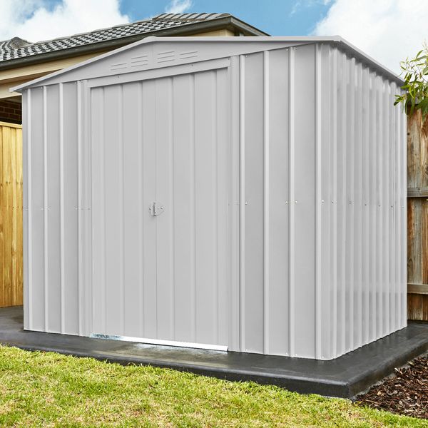 Globel Gerätehaus "Gartenmanager Dream" 86, silber metallic