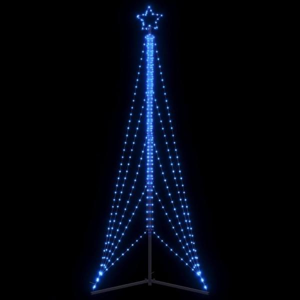 vidaXL Weihnachtsbaum-Beleuchtung 525 LEDs Blau 302 cm 4016418