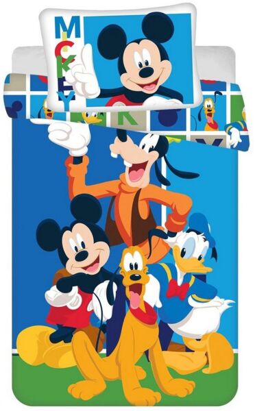 Jerry Fabrics Kinderbettwäsche Micky Maus Paw Patrol 2er-Set Kinderbettwäsche 100 x 135 cm, Renforcé, 2 teilig