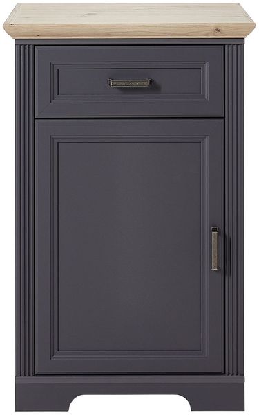 Schuhschrank >Jasmin< in Graphit - 65x102x41cm (BxHxT) Bild 4