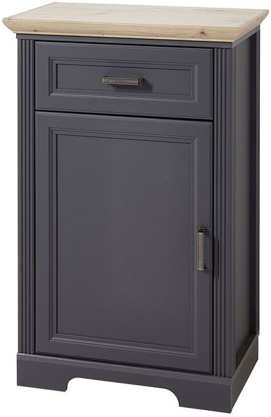 Schuhschrank >Jasmin< in Graphit - 65x102x41cm (BxHxT) Bild 2
