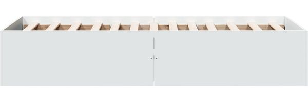 vidaXL Bettgestell Weiß 100x200 cm Holzwerkstoff 3281049 Bild 5