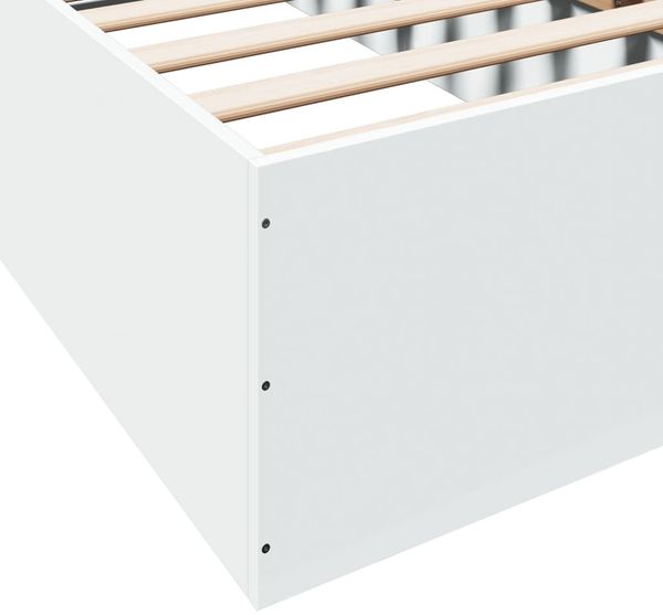 vidaXL Bettgestell Weiß 100x200 cm Holzwerkstoff 3281049 Bild 7