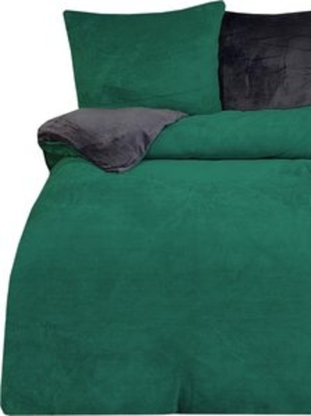 One Home Bettwäsche Winter Cashmere Touch, Fleece, 3 teilig, flauschig warmes Teddy Plüsch, Doppelbett Bild 6