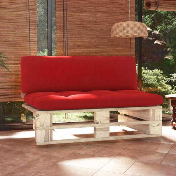 vidaXL Outdoor-Mittelsofa Paletten Imprägniertes Kiefernholz 3066535
