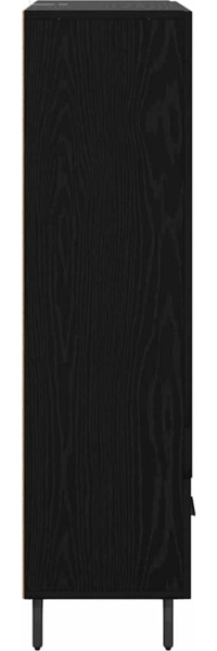 vidaXL Highboard Schwarz Eichen-Optik 69,5 x 31 x 115 cm Holzwerkstoff 882543 Bild 6
