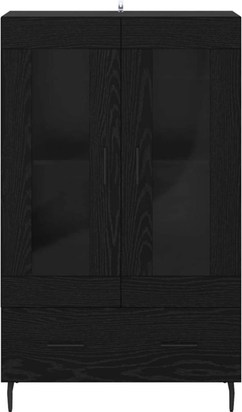 vidaXL Highboard Schwarz Eichen-Optik 69,5 x 31 x 115 cm Holzwerkstoff 882543 Bild 5