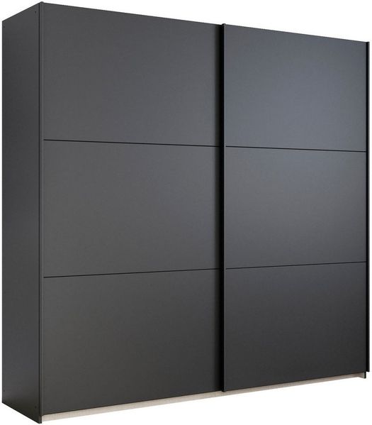 rauch Schwebetürenschrank Kleiderschrank Drehtürenschrank Schrank Garderobe KRONACH (in 3 Ausstattungen BASIC/CLASSIC/PREMIUM, Breiten 131/175/218/261 cm) optional ohne, mit 1 oder 2 Spiegel, viel Stauraum MADE IN GERMANY