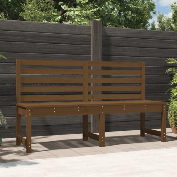 vidaXL Gartenbank Honigbraun 157,5 cm Massivholz Kiefer 824042