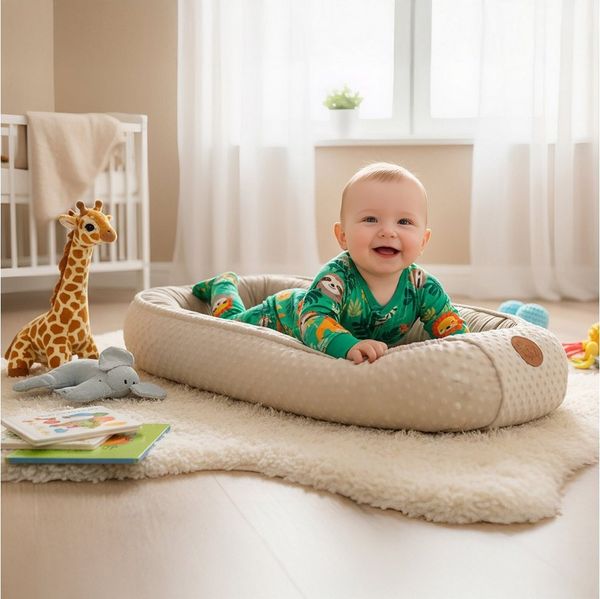Totsy Baby Kuschelnest Nestchen Baby - Babynestchen Neugeborene Babynest für kinderbett