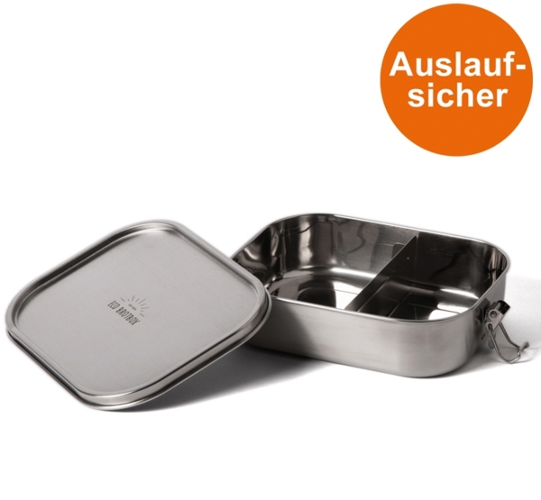 Bento Flex+ auslaufsicher einlagig 1300 ml aus Edelstahl von ECO BROTBOX