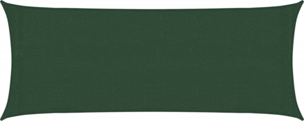 vidaXL Sonnensegel 160 g/m² Dunkelgrün 2x4,5 m HDPE 311450
