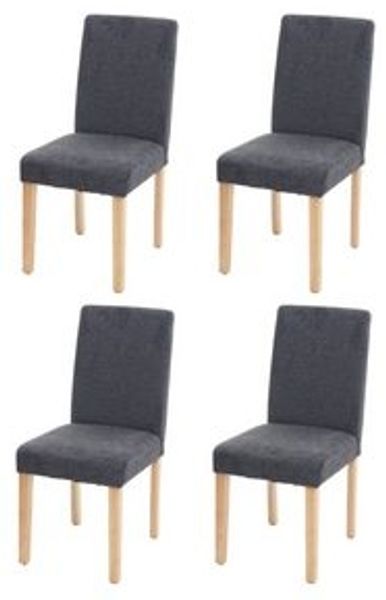 MCW Esszimmerstuhl Littau-s-4 (Set, 4 St), 4er-Set, Rutschfest durch Kunststoffuntersatz, Komfortable Polsterung Bild 6
