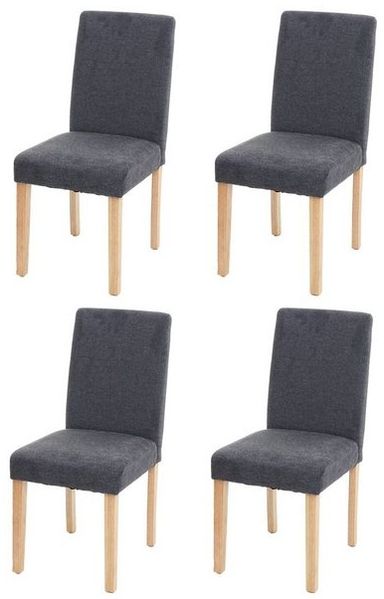 MCW Esszimmerstuhl Littau-s-4 (Set, 4 St), 4er-Set, Rutschfest durch Kunststoffuntersatz, Komfortable Polsterung Bild 4