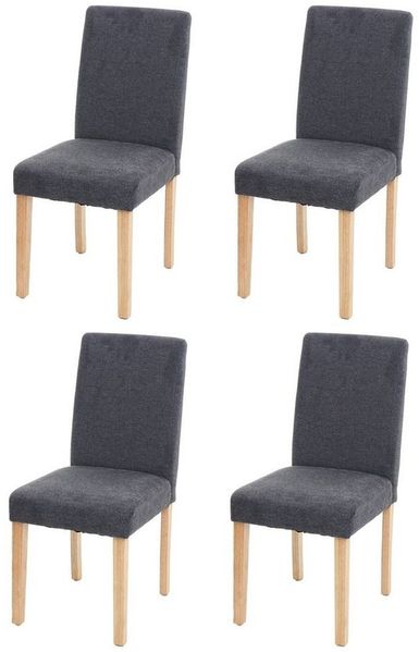 MCW Esszimmerstuhl Littau-s-4 (Set, 4 St), 4er-Set, Rutschfest durch Kunststoffuntersatz, Komfortable Polsterung Bild 5