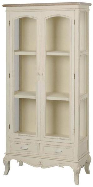 Livin Hill Vitrine Rimini Creme, hellbraune Spitze RI09