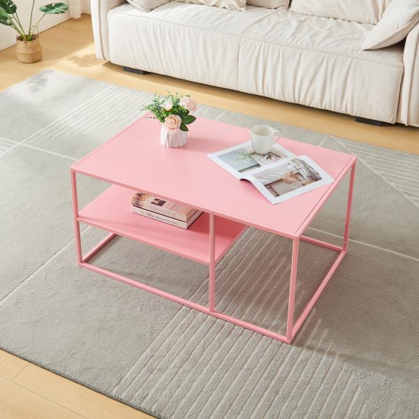 Couchtisch Solund 90x60x45 cm Rosa [en. casa]