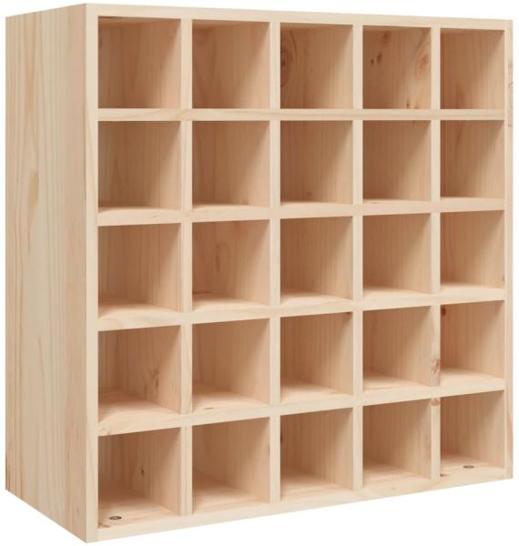 vidaXL Weinschrank 56 x 25 x 56 cm Massivholz Kiefer 821537