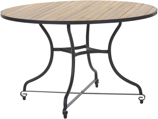Gartentisch LASCARI 120 cm 120 cm Akazienholz Hellbraun