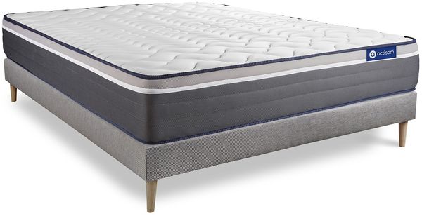 Actilatex plus matratze 180x200 cm + Bettgestell mit lattenrost - Dicke : 26cm - Latex und Memory-schaum - H5 Bild 3
