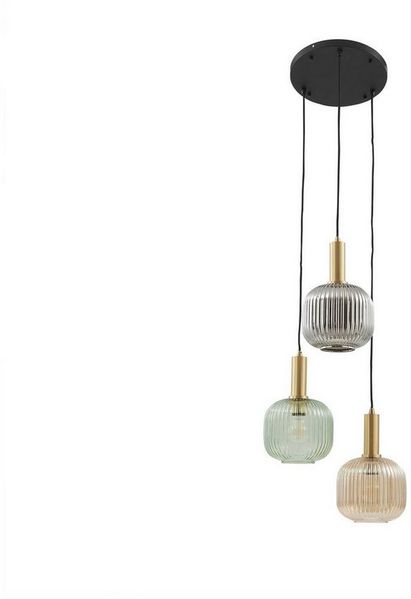 Lindby Hängeleuchte Dorotoe, Glas IP20, 3x15 W LED