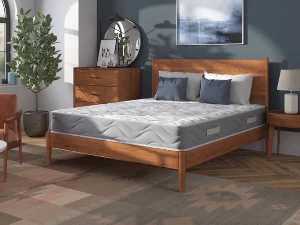 Dmora Quadratische und halbe Matratze Pembroke, Produkt aus Memory-Schaum, Schlafzimmermatratze, Schlafunterstützung, Made in Italy, 120x200 h25 cm, Weiß Bild 9