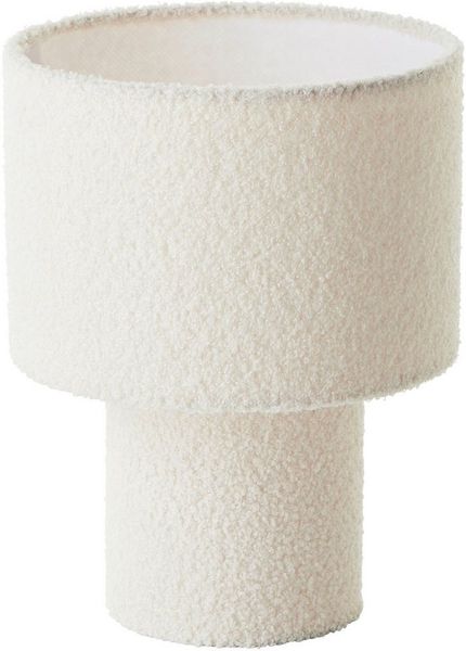 LeGer Home by Lena Gercke Tischleuchte Debora, ohne Leuchtmittel, Teddy-Stoff, Höhe 30 cm, Ø 23 cm, E27