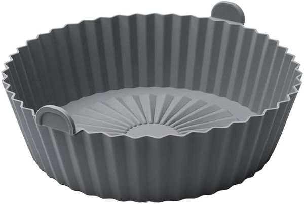 METALTEX 222195000 Silikonkorb für Airfryer Ø 20 cm, geeignet für Heißluftfritteuse, Mikrowelle und Ofen