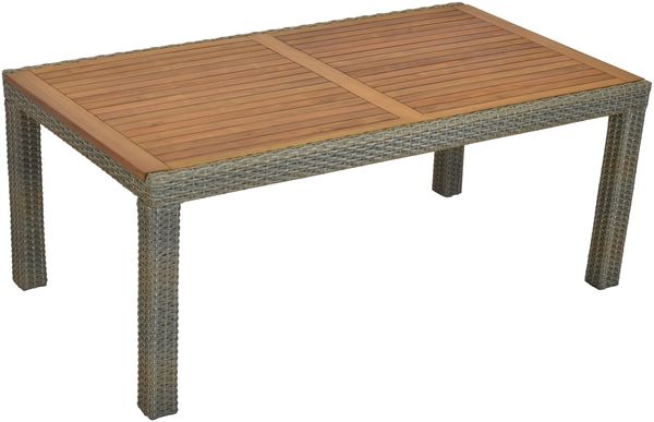 Gartentisch mit Akazientischplatte, 180 x 100 cm
