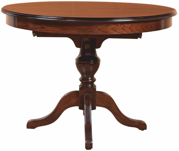 Casa Padrino Luxus Barock Esstisch Braun Ø 120 cm - Barockstil Esszimmer Möbel