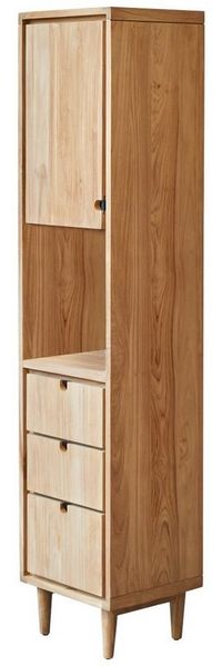 Tikamoon Hochschrank Jonàk Hochschrank aus massivem Teakholz