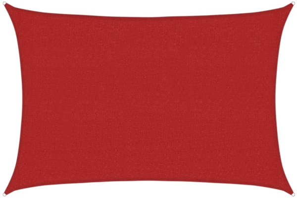 vidaXL Sonnensegel 160 g/m² Rot 2,5x3,5 m HDPE 311618