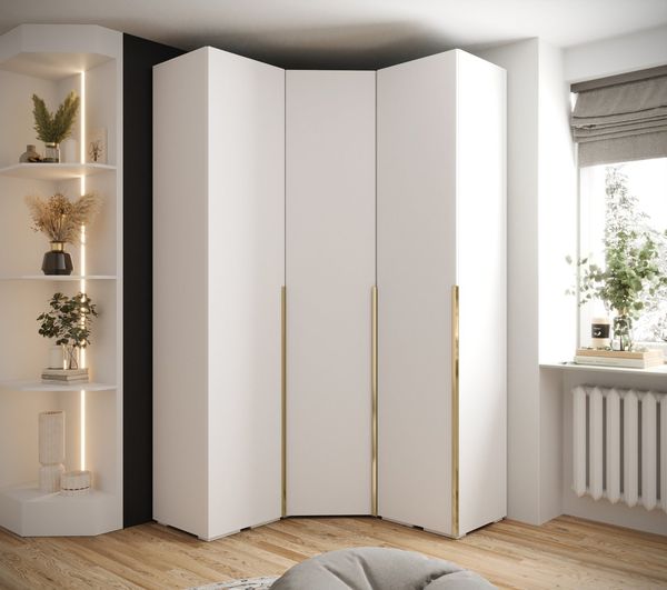 ABIKS MÖBEL Kompaktgarderobe INOVA 1 SATZ 4 Möbelset, Garderobe mit Kleiderstange und Regalen
