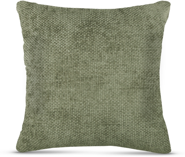 Bestlivings Kissenhülle Chenille Cross 60 cm x 60 cm 4 Farben, weicher Kissenbezug mit Reißverschluss, schlichter Bezug für Wohn- oder Schlafzimmer Salbei