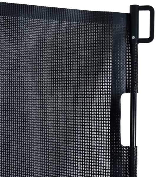 Treppenschutzrollo Absperrgitter Türschutzgitter Treppenschutzgitter Schwarz Bild 8