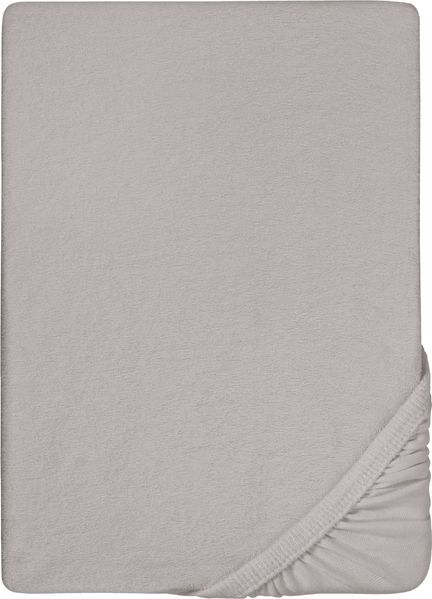 biberna Frottee-Stretch-Spannbetttuch 0012344, sturmgrau, 1x 140x200 cm - 160x200 cm Bild 5
