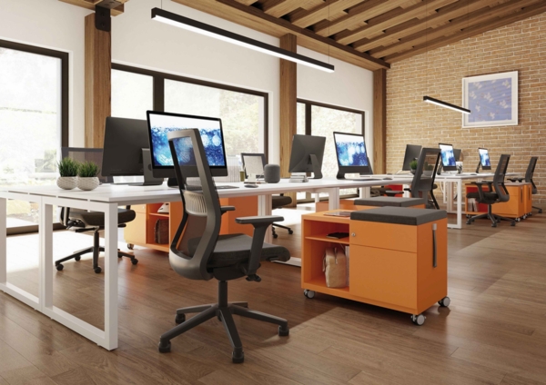 Bisley Note Caddy, Schubladen links, B 800 mm, Farbe: verkehrsweiß Bild 3