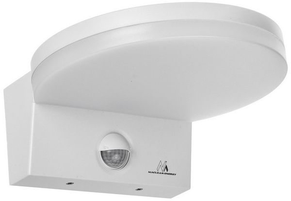 Maclean Außen-Wandleuchte MCE344 mit Bewegungsmelder 15W 1560lm IP65, LED fest integriert, neutralweiß, Dämmerungssensor 4000K Neutralweiß Wandlampe Garten Garage Eingang