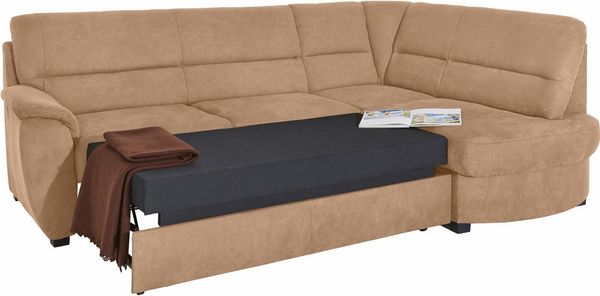 sit&more Ecksofa Pandora L-Form, wahlweise mit Bettfunktion und Bettkasten