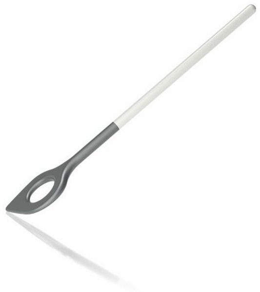 ROSTI Kochlöffel mit Loch New Optima White, 31 cm