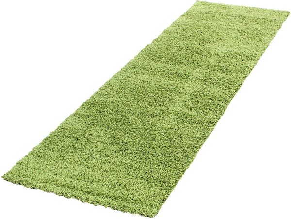Shaggy Teppich LIFE GREEN 80 X 250cm Läufer