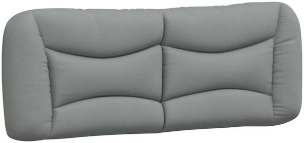 vidaXL Bettgestell ohne Matratze "Hvar" Hellgrau 120x200 cm Stoff 3207758 Bild 8