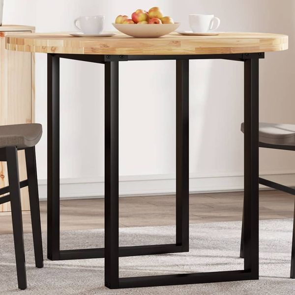 vidaXL Tischplatte Rund Ø90x4 cm Massivholz Akazie 4008693
