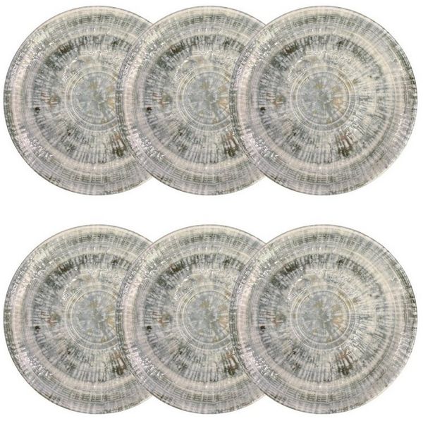 Bonna Mülleimer 6x Bonna Odette Olive Gourmet Kombiuntertasse Ø16cm 2cm Unterteller