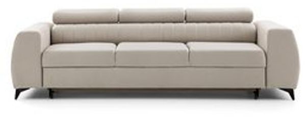 NEXT COLLECTION Sofa Piero, elegante vertikale Nähte, mit Schalffunktion, mit Bettkasten Bild 6